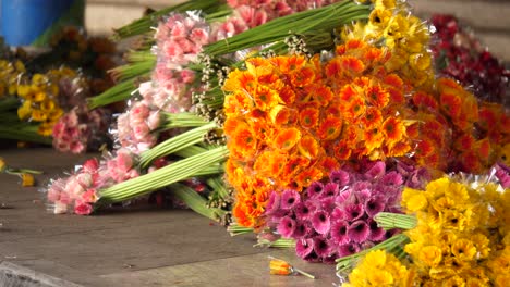 close-up-of-colorful-flower-bouquet-at-Kunming