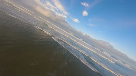 Sunrise-FPV-drone-shot-near-the-beach-of