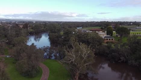 Aerial-Ascending-View-Over-Swan-Valley-Perth-With