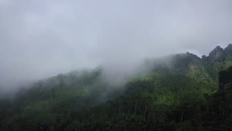 Drone-video-of-the-hill-in-foggy-weather