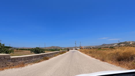 countryside-Road-in-Greece-view-in-front-of