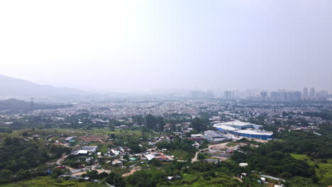 Smog-Luftverschmutzung-In-Yuen-Long-Facing