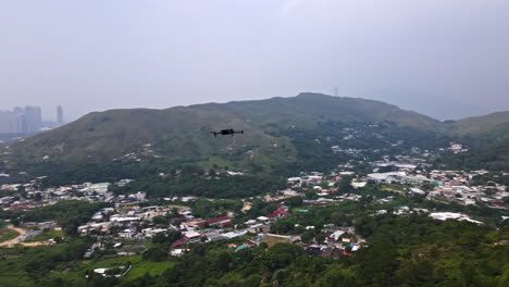 Drone-POI-view-of-DJI-Mavic-hovering-in