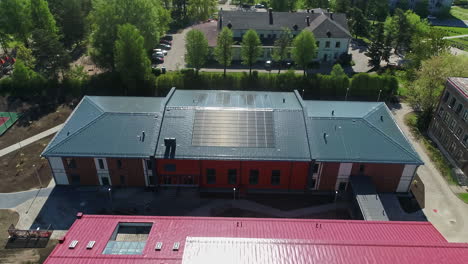 Aerial-View-of-Solar-Panels-on-Rooftop-of