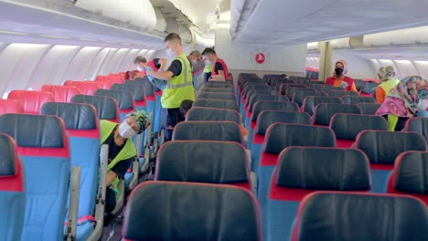 Workers-cleaning-aircraft-Airplane-Airport