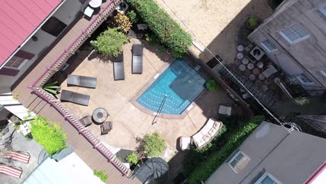 K-Drone-Private-Pool-in-Courtyard-from-Above