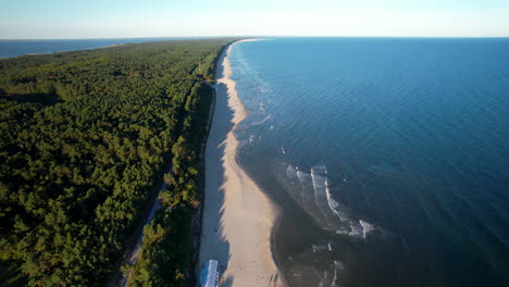 Aerial-View-Of-The-Beach-And-Nature-Reserve