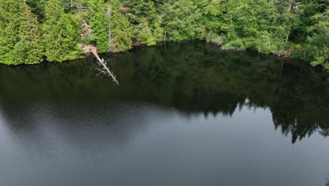 Aerial-shot-of-anglers-fishing-off-of-a