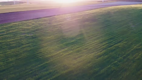 Windmill-in-Countryside-of-Spain-Revealing-Drone-Shot
