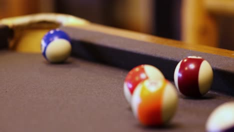 Rolling-Colored-Balls-Trying-To-Score-At-Billiard