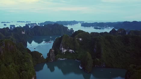 Amazing-drone-view-of-Ha-Long-Bay-in