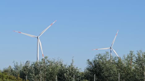 Wind-turbines-in-Sardinia-Italy-hand-held-shot