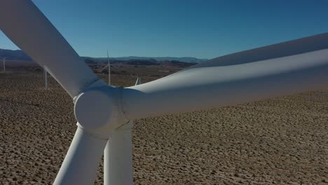 Wind-Turbine-close-up-of-center-hub-as