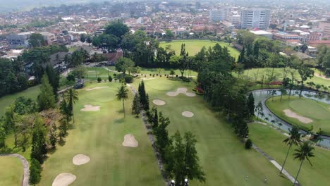 Majestic-golf-course-near-endless-cityscape-of-Magelang