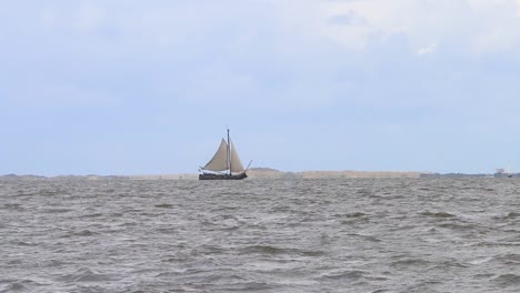 Small-sailing-boat-Wadden-Sea-Netherlands