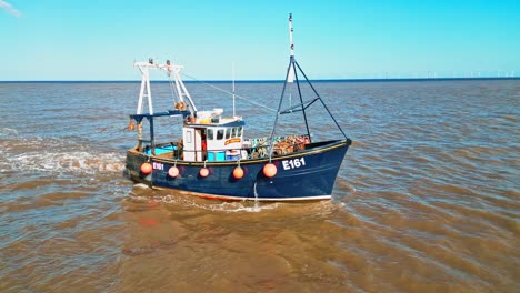 Aerial-video-drone-footage-of-a-fishing-trawler