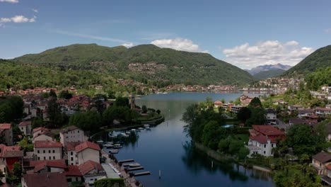 Vista-Del-Lago-Lugano-En-Lavena-Ponte-Tresa