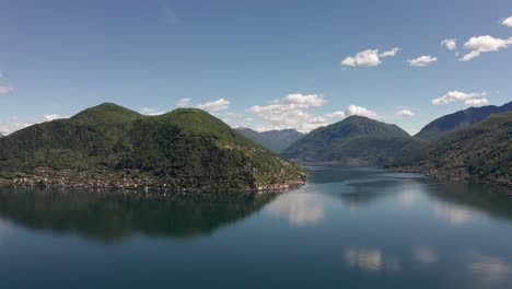 Aerial-View-of-Lake-Lugano-from-Porto-Ceresio