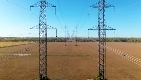 High-voltage-power-lines-in-the-heart-of