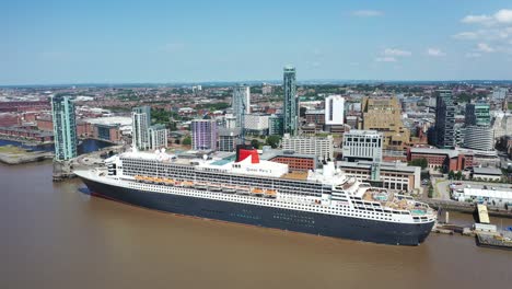 Aerial-footage-of-the-iconic-Queen-Mary-berthed
