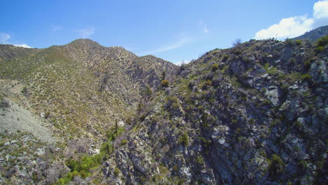 Drone-footage-of-mountains-in-Angeles-National-Forest-Southern-California