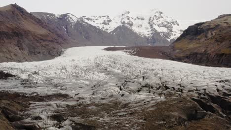 Luftaufnahmen-Von-Drohnen-Vom-Gletscher-In-Island-Klimawandel-4k