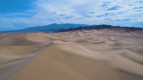 Aerial-footage-Southern-California-Dumont-Dunes-Mojave-Desert-across-the-dunes