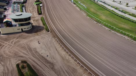 Drone-4k-video-of-a-horse-racetrack