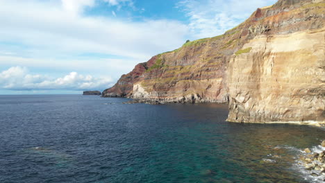 Aerial-of-Volcanic-Rocks-and-Colorful-Cliffs-on-São-Miguel-Island-in-the-Azores