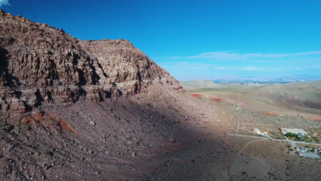 Luftaufnahmen-Des-Nationalen-Schutzgebiets-Red-Rock-Canyon-In-Nevada