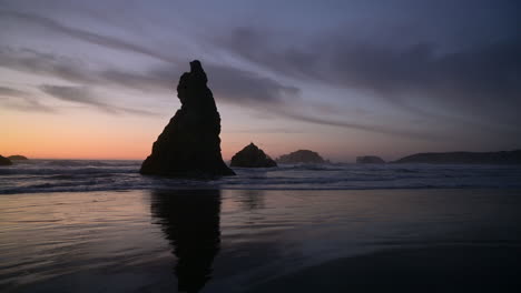 Sonnenuntergang-An-Der-Küste-Von-Oregon