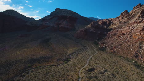 Imágenes-Aéreas-Del-área-De-Conservación-Nacional-De-Red-Rock-Canyon-Nevada