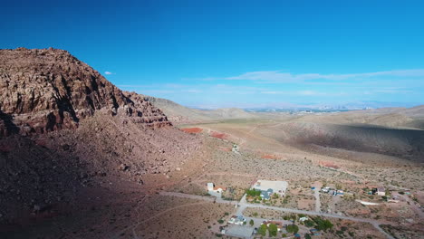 Drohnenaufnahmen-Des-Naturschutzgebietes-Nevada-Red-Rock-Canyon
