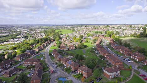 Drone-footage-of-Dewsbury-Moore-Council-Estate,-a-typical-urban-council-owned-housing-estate