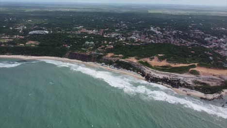 Luftdrohnenaufnahme-Von-Pipa-Beach-Brasilien