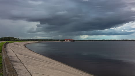 Storm-Clouds-Moving-In-The-Sky-Over-Reservoir