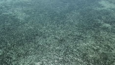 Drone-aerial-rise-and-pan-down-over-the-great-barrier-reef