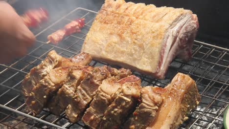 A-rack-of-Lamb-on-the-fire