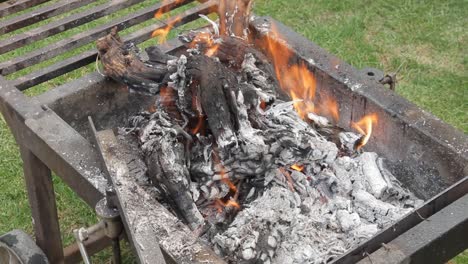 Ein-Braai-Oder-Barbecue-Aus-Holz
