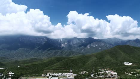 drone-hyperlapse-timelapse-cloudy-day-over-sierra-madre-oriental-at-monterrey-city-mexico