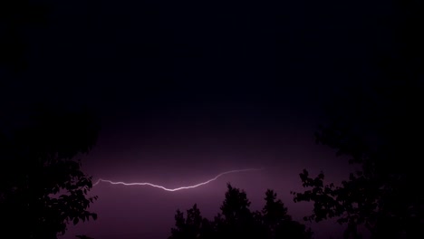 Incredible-pink-lightning-during-a-summer-night