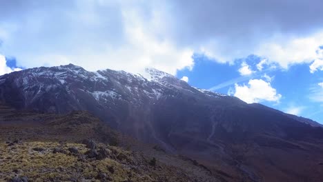 Blick-Auf-Den-Pico-De-Orizaba,-Einen-Der-Letzten-Gletscher-Mexikos