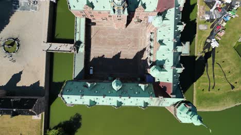 Frederiksborg-Castle-Denmark-Top-Down