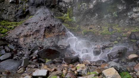 Waterfall-on-the-beautiful-iztaccihuatl-volcano-in-Mexico