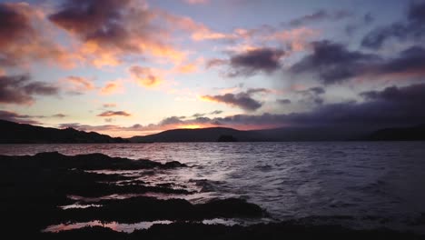 Sunrise-from-Queen-Charlotte,-Haida-Gwaii,-Canada