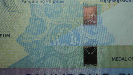 Dies-Ist-Die-Makroansicht-Einer-Normalen-Papierbank,-Nicht-Geld-Währung-Von-1000-Philippinischen-Piso-Scheinen