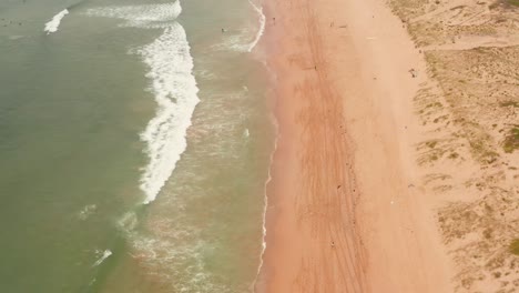 Strand--Und-Felstexturen-Von-Cronulla-Sydney,-Australien