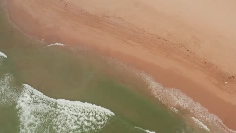 Strand--Und-Felstexturen-Von-Cronulla-Sydney,-Australien