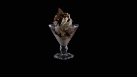 Ice-Cream-Cup-with-Nuts-in-4k