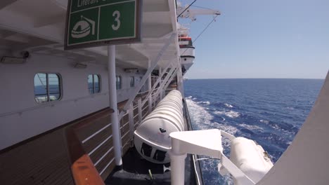 Starboard-right-hand-side-of-a-cruise-ship-out-at-sea-on-the-open-ocean